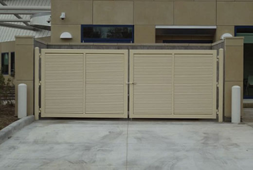 Swing gate on sale door